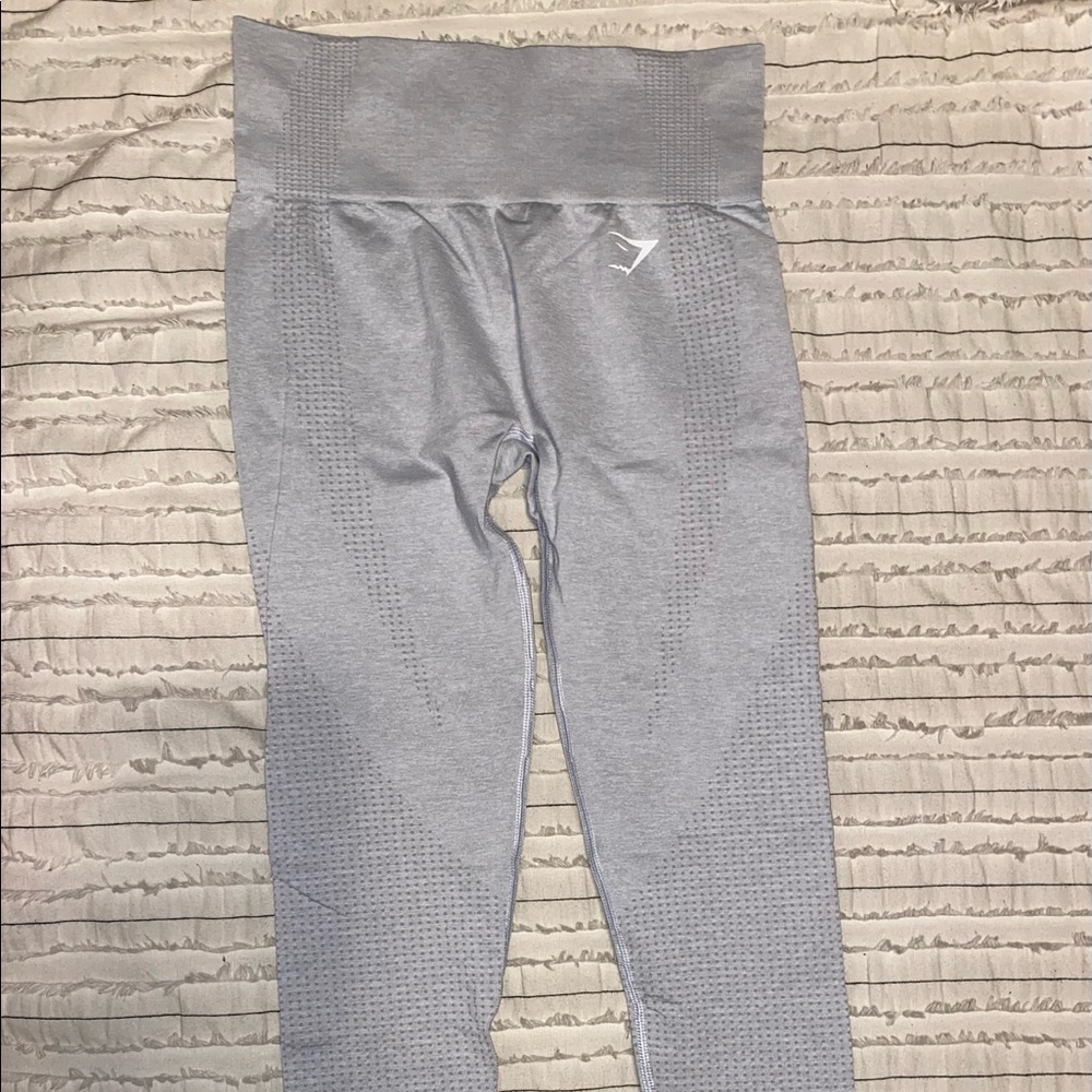 Gymshark Vital Seamless leggings in Light Grey Marl
